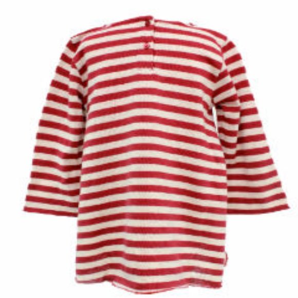 Play UP Burgundy Striped Heart Dress - Picture 2 of 2